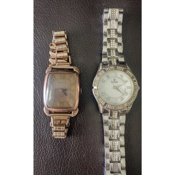 Vintage Watch Lot of 4 | Seiko Digital, 2 Bulova .025 Gold Tank, Anne Klein main image 4